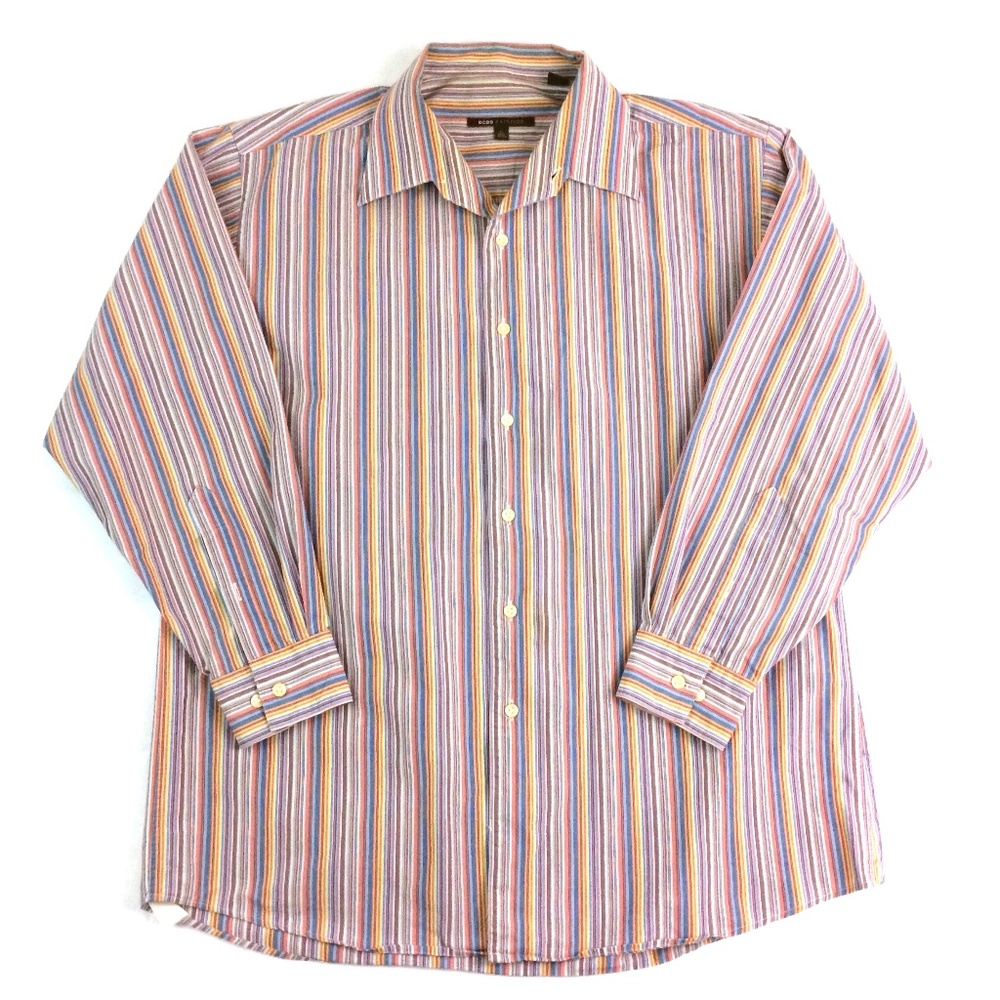 90s BCBG Attitude Button down Multi Color Shirt